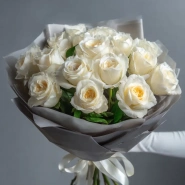 Белые розы &laquo;Утренний свет&raquo; 0