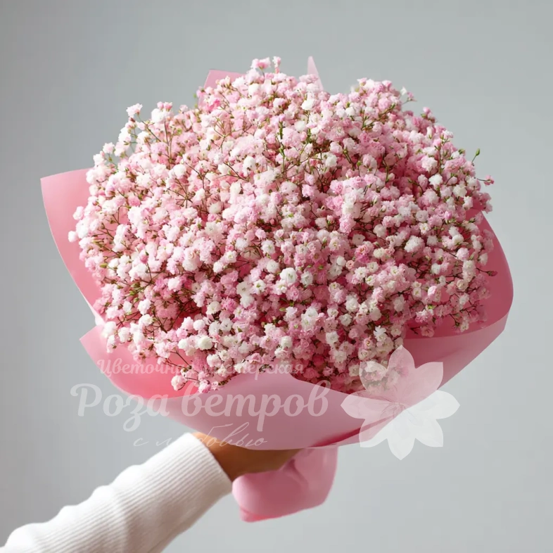 Монобукет из гипсофилы &laquo;Воздушная сказка&raquo;