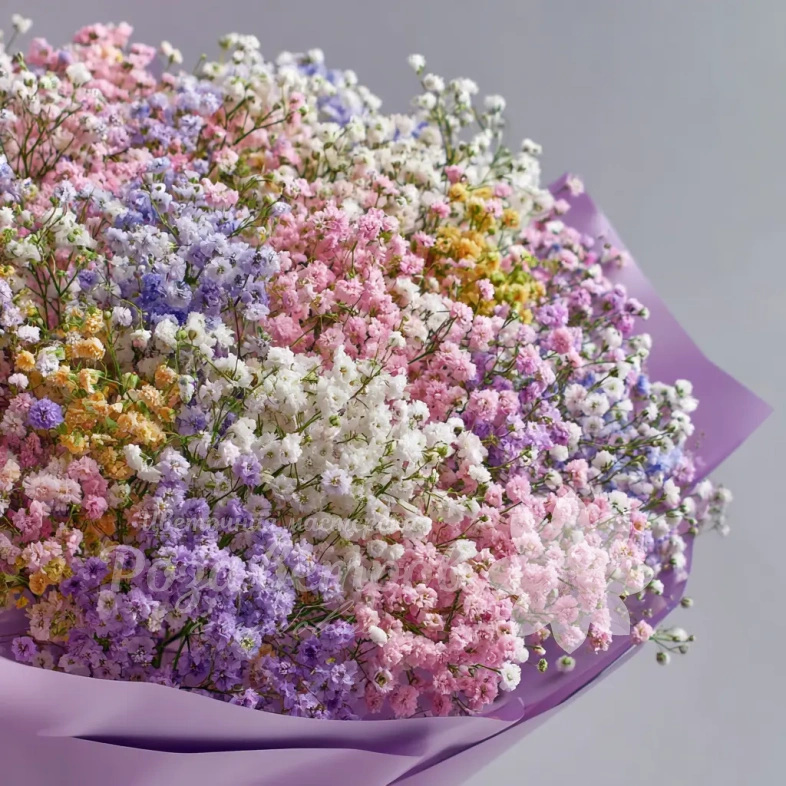 Монобукет из гипсофилы &laquo;Пушистая симфония&raquo;