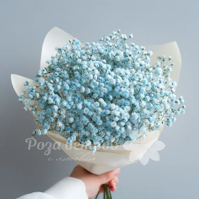 Монобукет из гипсофилы &laquo;Лунный свет&raquo;