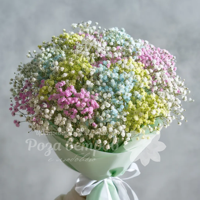 Монобукет из гипсофилы &laquo;Нежный акцент&raquo;