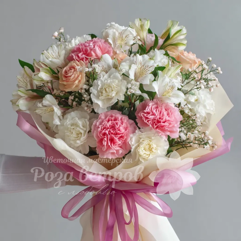 Букет с альстромериями &laquo;Игривое настроение&raquo;