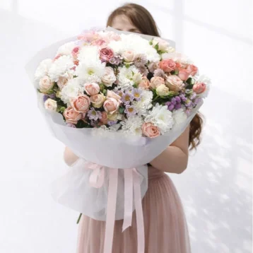 Нежное облако цветов