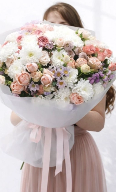 Нежное облако цветов