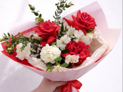 Букет «Огненный акцент»