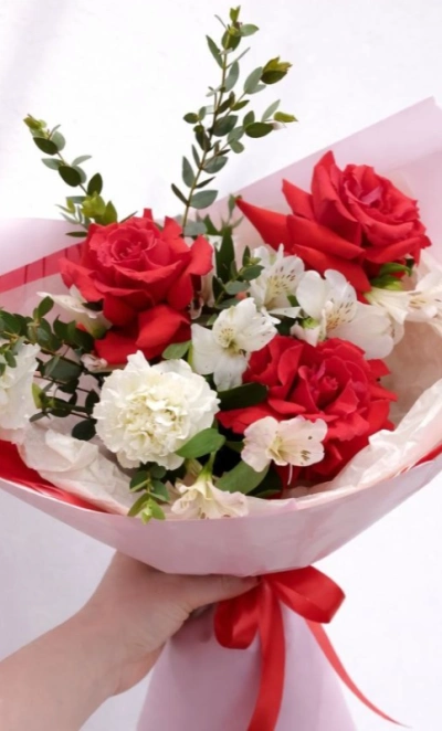 Букет «Огненный акцент»