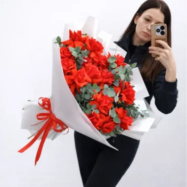 Огненный букет любви