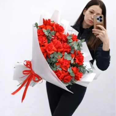 Огненный букет любви