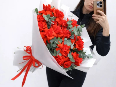 Огненный букет любви