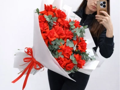 Огненный букет любви