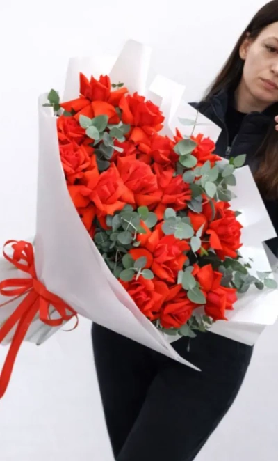 Огненный букет любви