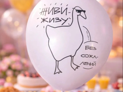 Воздушный шар «Живи жизу»