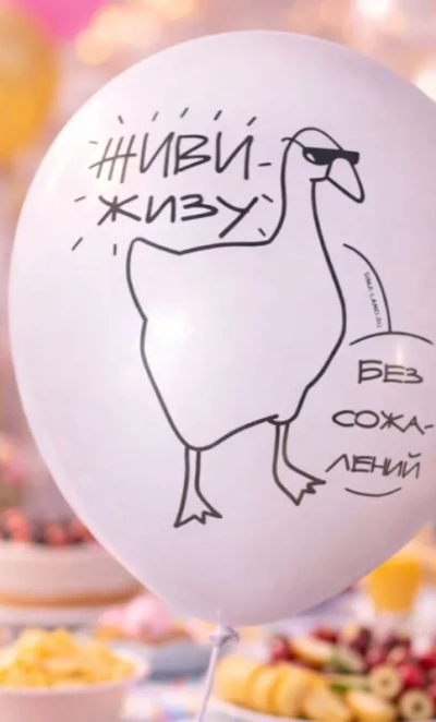 Воздушный шар «Живи жизу»