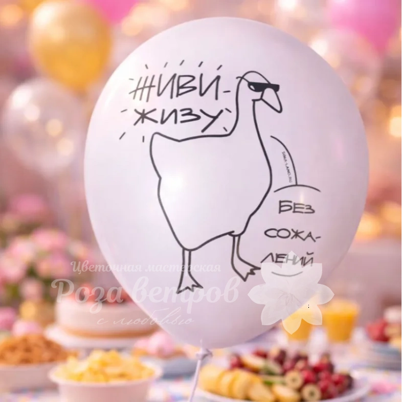 Воздушный шар &laquo;Живи жизу&raquo;