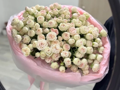 Нежное облако роз