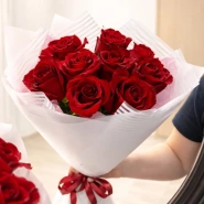 Букет из роз &laquo;Алое пламя&raquo; 0