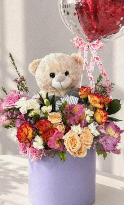Плюшевый сюрприз с сердцем